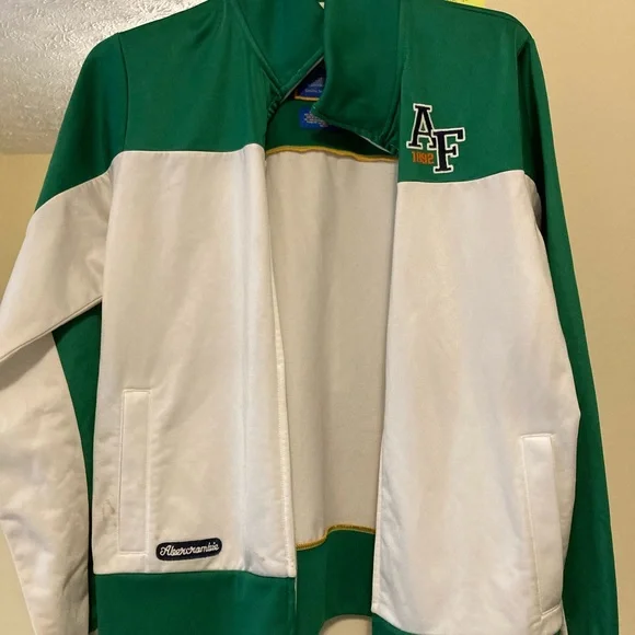 Abercrombie & Fitch |  Collegiate Sweater | Green & White | SIZE XXL - Picture 4 of 6